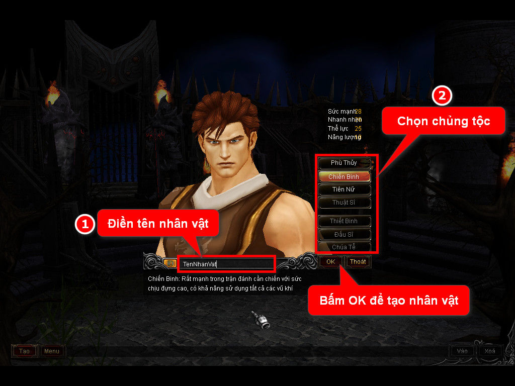 Chức năng chính của Game MU Thiên Thần